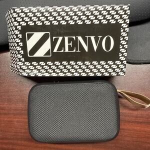 Zenvo Bluetooth Speaker Black Wireless Portable Stereo USB Mini Music Player New